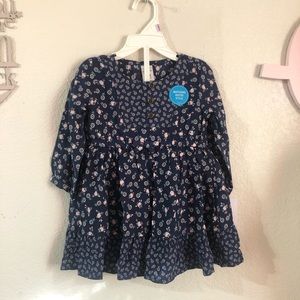 Carter’s Long Sleeve 2 pc floral Dress